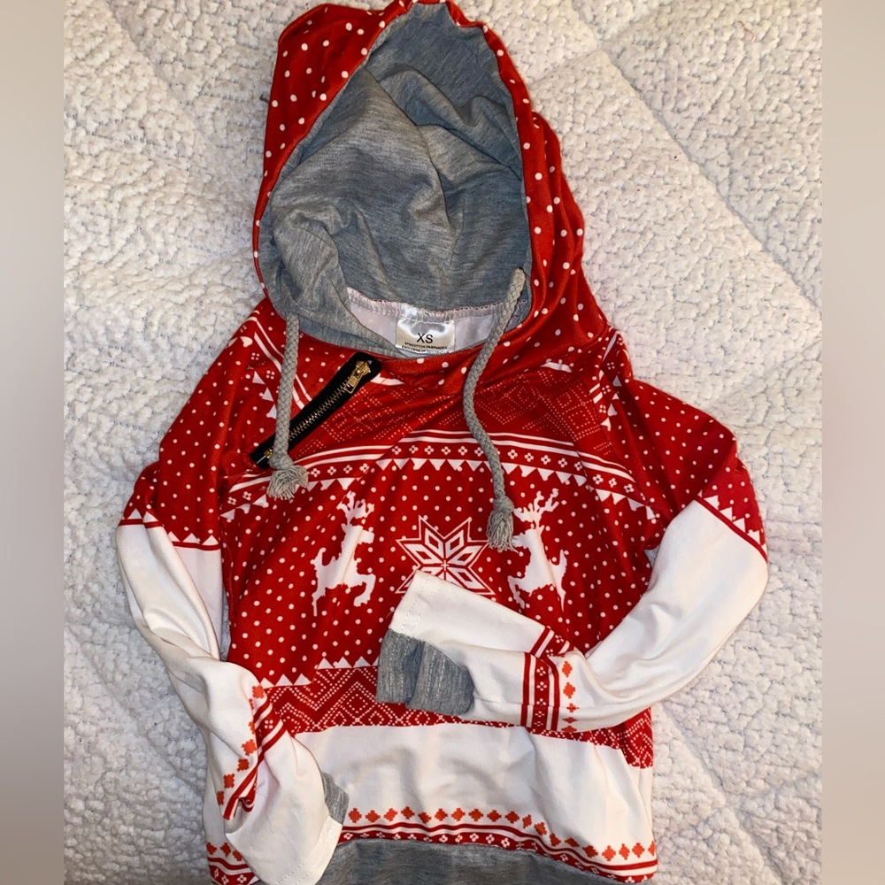 Nordic print sweater with pockets! Mommy and me available!